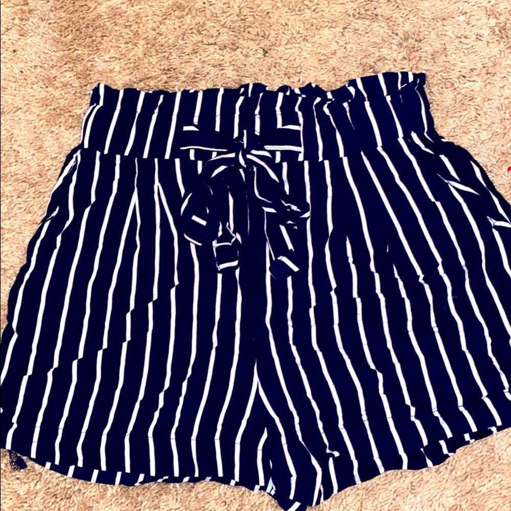 Ambiance Apparel Paperbag Waist Shorts